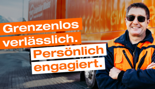 Stückgut Transporte mit Gebrüder Weiss